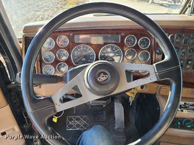 image for item DJ1653 2006 Mack CV713  grapple truck with trailer