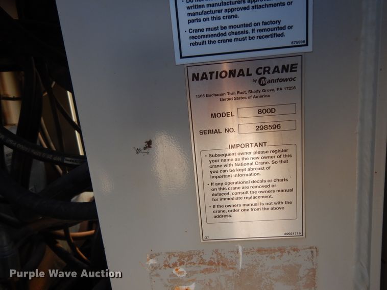 image for item DJ7484 2014 Peterbilt 365  crane truck