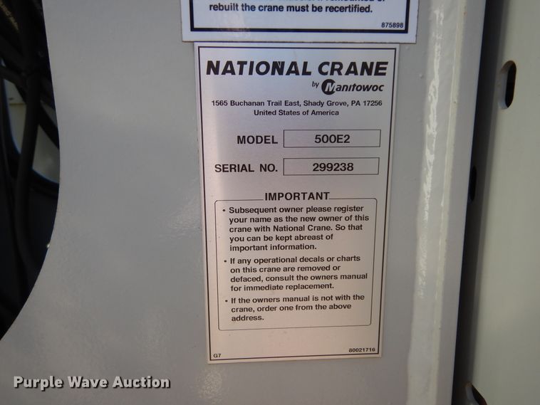 image for item DJ7485 2014 Peterbilt 365  crane truck