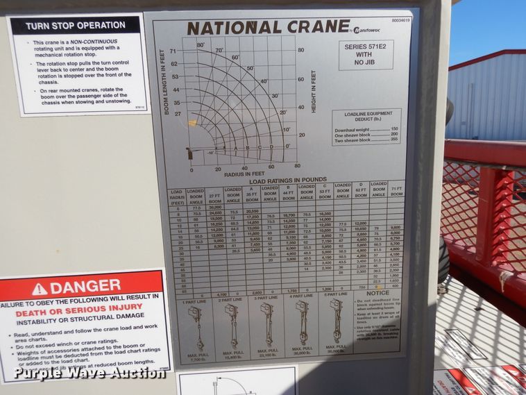 image for item DJ7485 2014 Peterbilt 365  crane truck