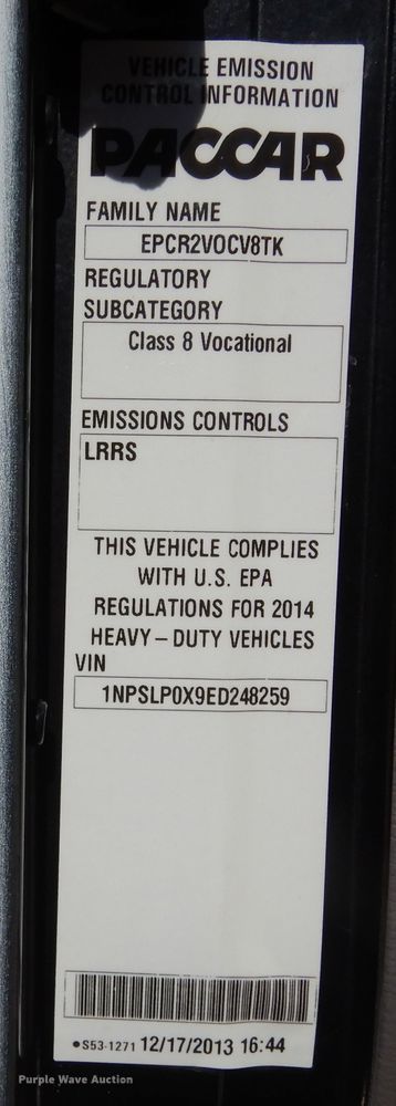 image for item DJ7485 2014 Peterbilt 365  crane truck