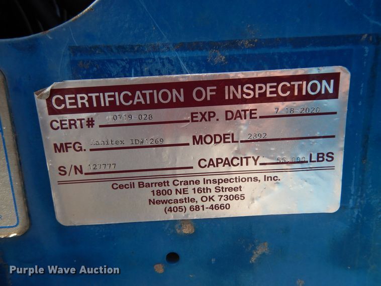 image for item DJ7486 2015 Peterbilt 365  crane truck