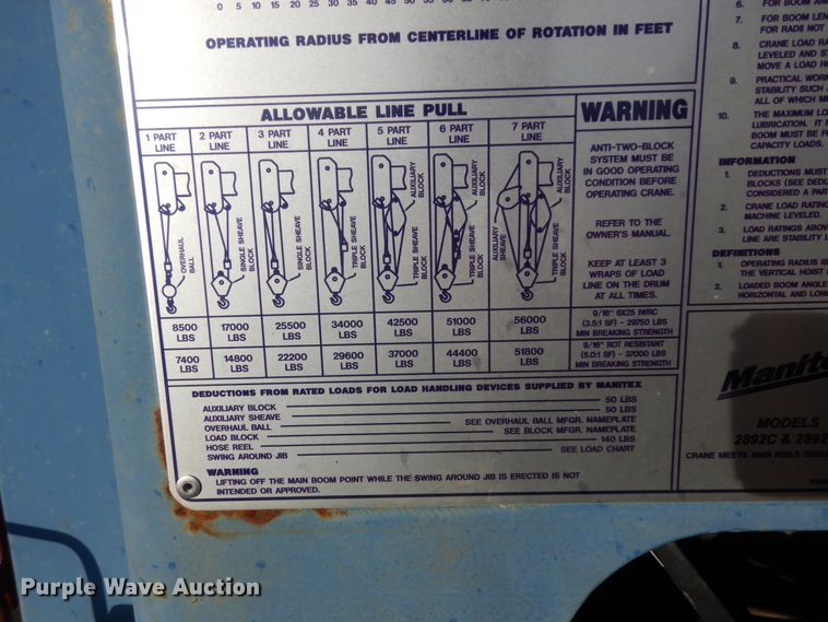 image for item DJ7488 2016 Peterbilt 365  crane truck