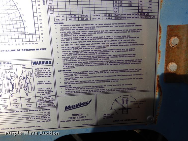 image for item DJ7488 2016 Peterbilt 365  crane truck