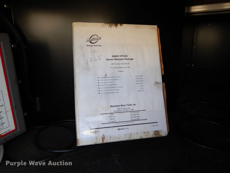 image for item DJ7488 2016 Peterbilt 365  crane truck