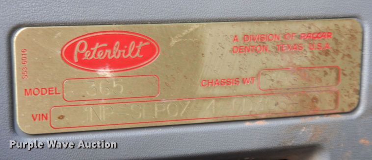 image for item DJ7488 2016 Peterbilt 365  crane truck