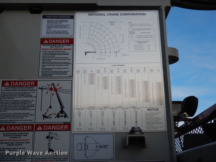 image for item DJ7489 2014 Peterbilt 365  crane truck