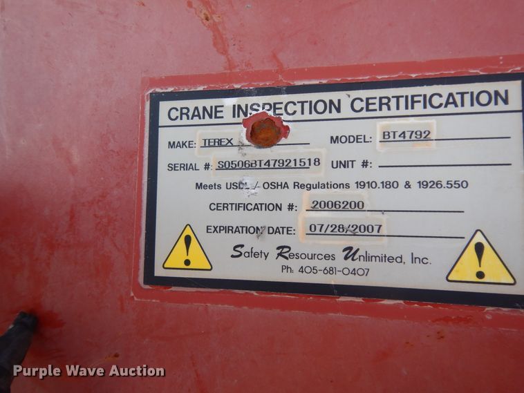 image for item DJ7490 2007 Peterbilt 378  crane truck