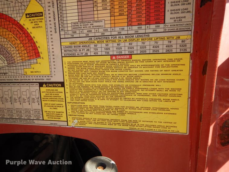 image for item DJ7490 2007 Peterbilt 378  crane truck