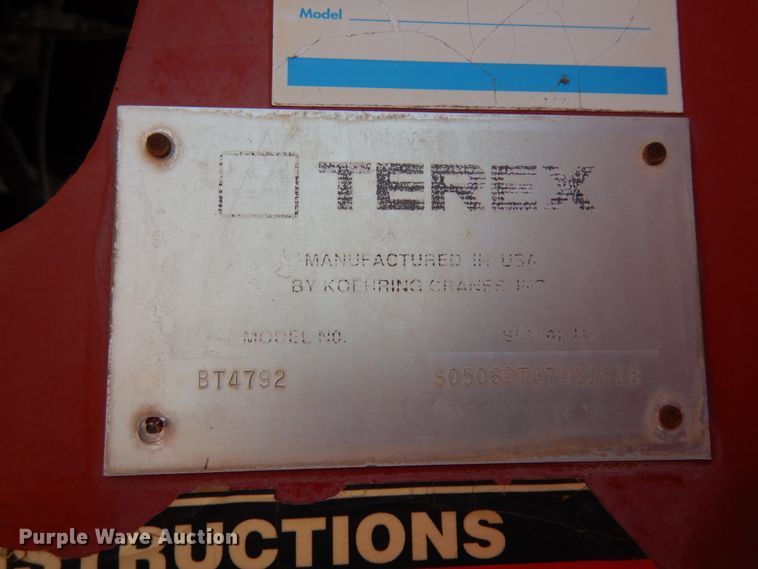 image for item DJ7490 2007 Peterbilt 378  crane truck