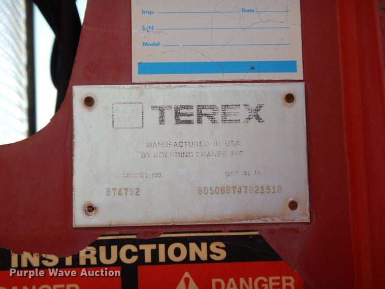 image for item DJ7490 2007 Peterbilt 378  crane truck