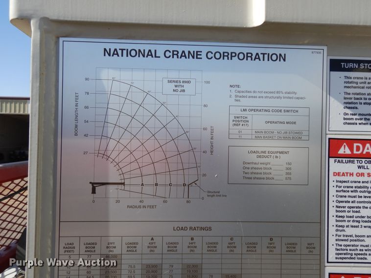 image for item DJ7491 2014 Peterbilt 365  crane truck