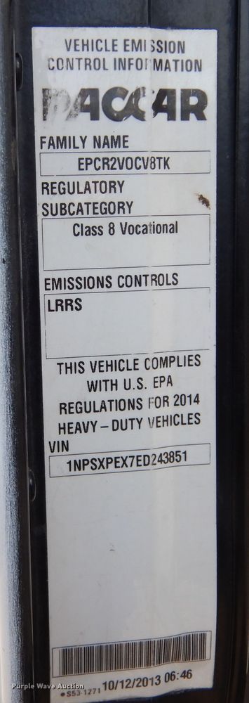 image for item DJ7491 2014 Peterbilt 365  crane truck