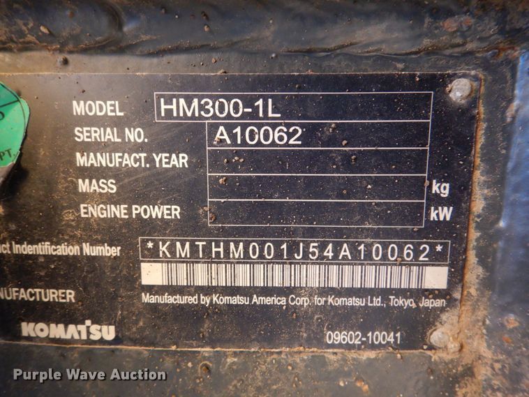 image for item DK1444 2006 Komatsu HM300-1  haul truck