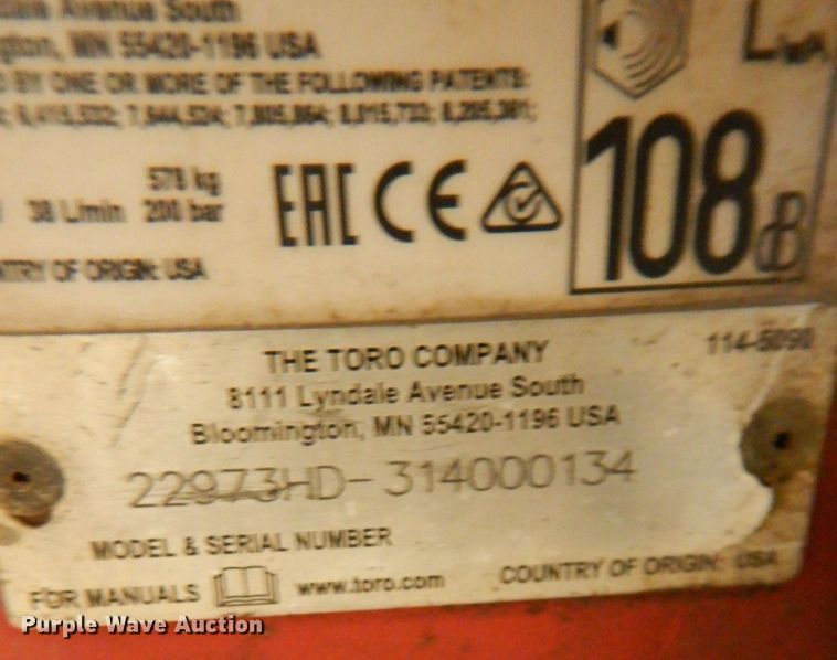 image for item DK1455 2014 Toro TRX-20  trencher