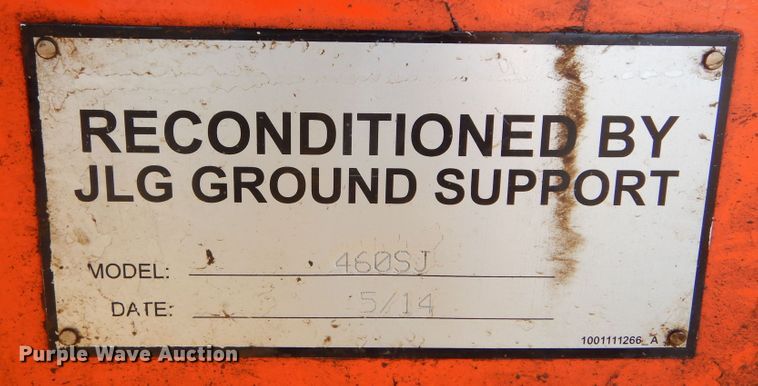 image for item DK3356 2005 JLG 460SJ  boom lift