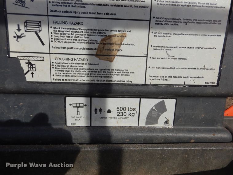 image for item DK3357 2005 JLG 460SJ  boom lift