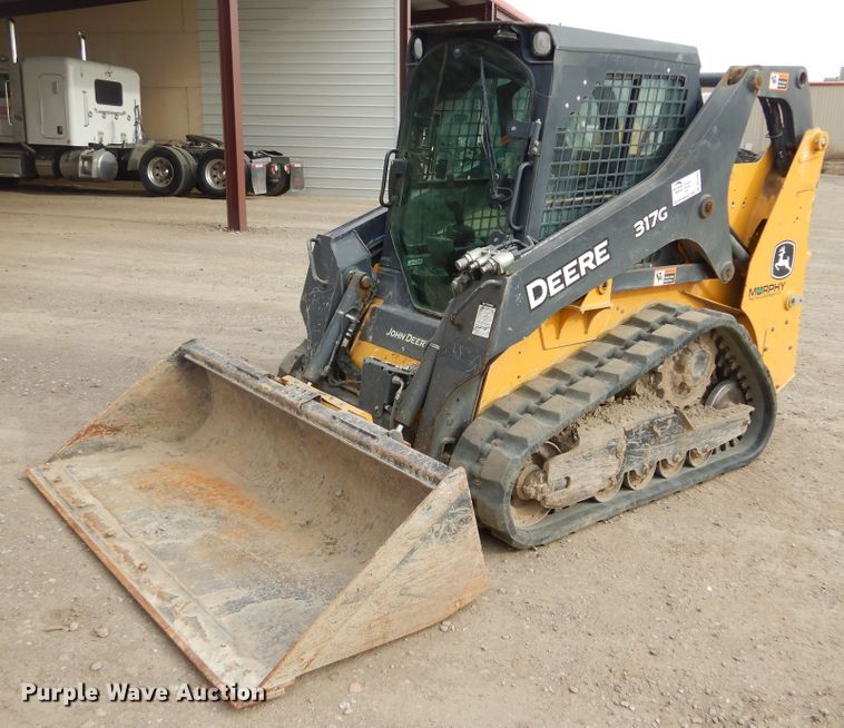 image for item DK3391 2019 John Deere 317G  tracked skid steer loader