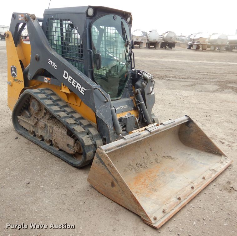 image for item DK3391 2019 John Deere 317G  tracked skid steer loader