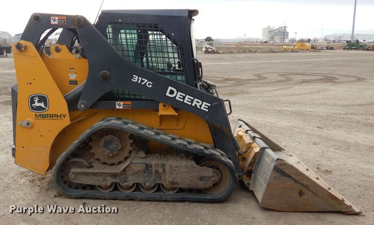 image for item DK3391 2019 John Deere 317G  tracked skid steer loader