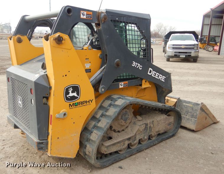 image for item DK3391 2019 John Deere 317G  tracked skid steer loader
