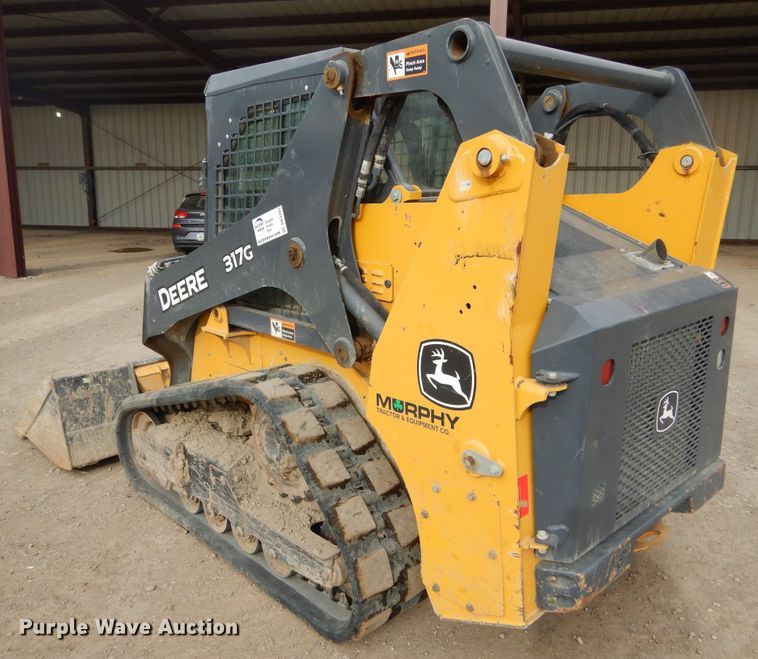 image for item DK3391 2019 John Deere 317G  tracked skid steer loader