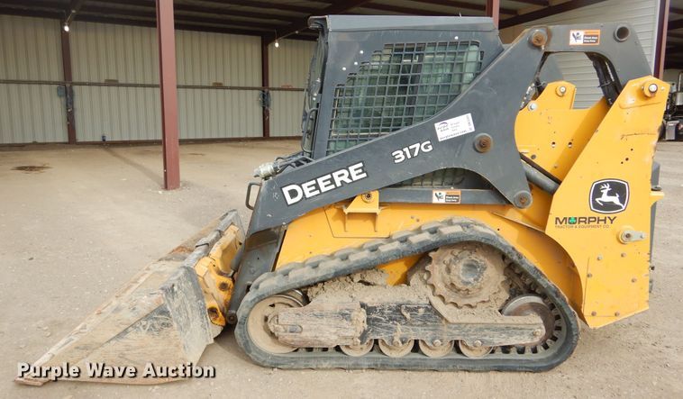image for item DK3391 2019 John Deere 317G  tracked skid steer loader