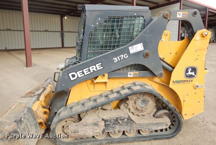 image for item DK3391 2019 John Deere 317G  tracked skid steer loader