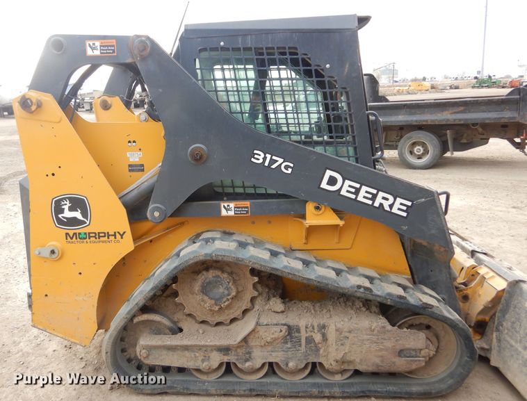 image for item DK3391 2019 John Deere 317G  tracked skid steer loader