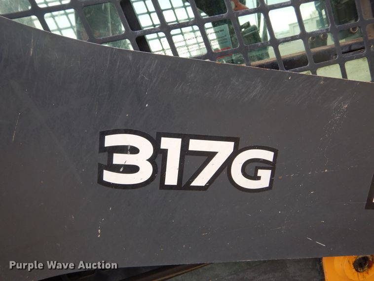 image for item DK3391 2019 John Deere 317G  tracked skid steer loader