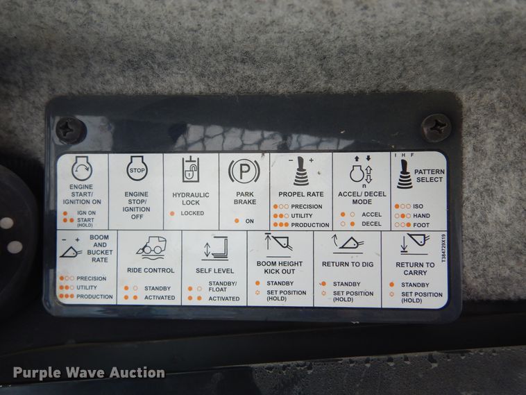 image for item DK3392 2019 John Deere 325G  tracked skid steer loader