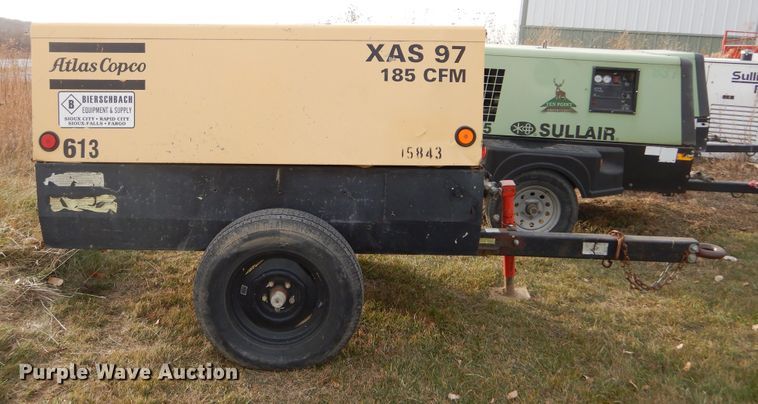 image for item DK3399 2006 Atlas Copco XAS 97  air compressor