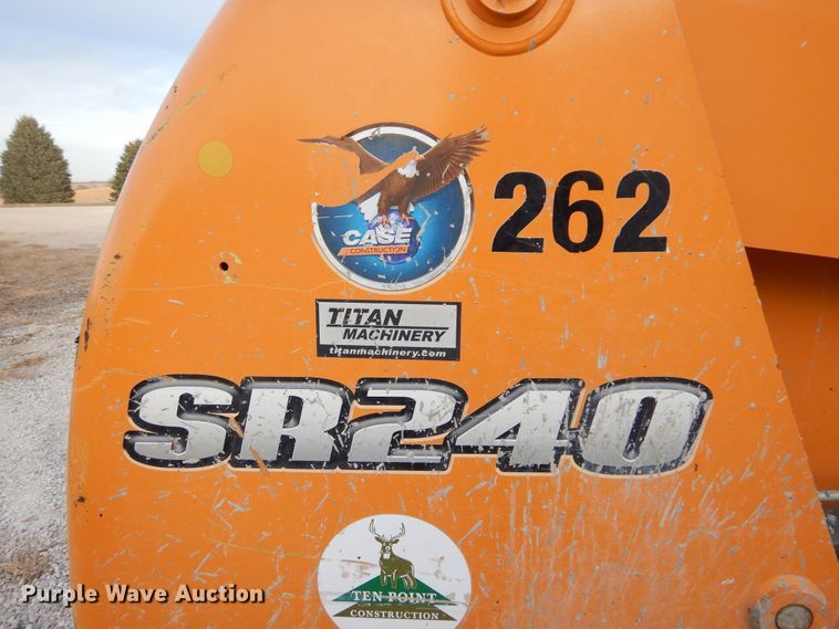 image for item DK3400 2016 Case SR240  skid steer loader