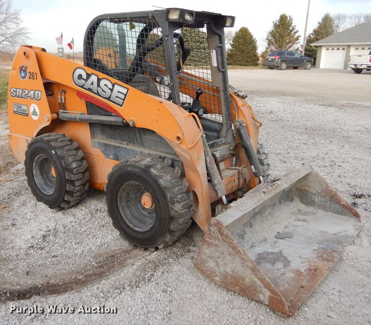 image for item DK3401 2016 Case SR240  skid steer loader