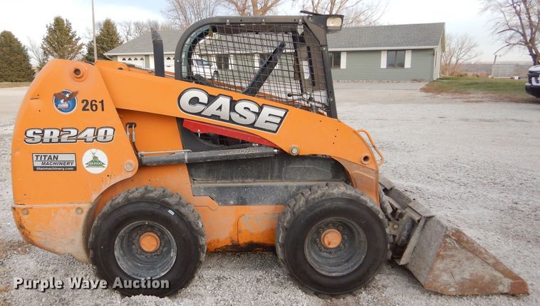 image for item DK3401 2016 Case SR240  skid steer loader