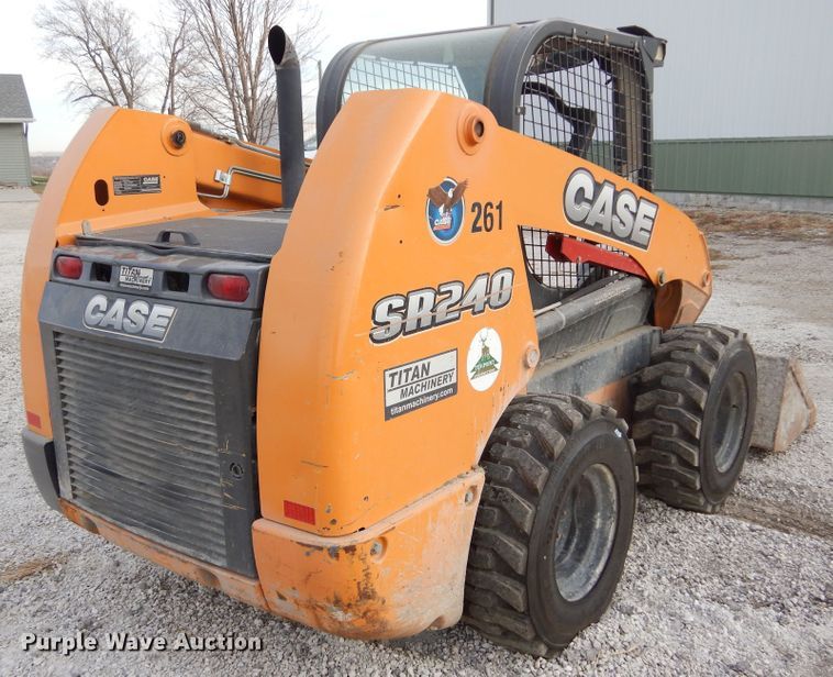 image for item DK3401 2016 Case SR240  skid steer loader