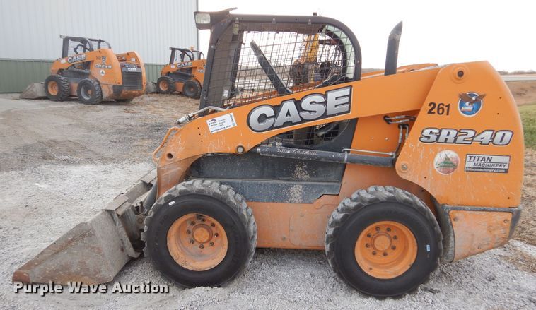 image for item DK3401 2016 Case SR240  skid steer loader