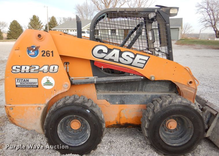 image for item DK3401 2016 Case SR240  skid steer loader