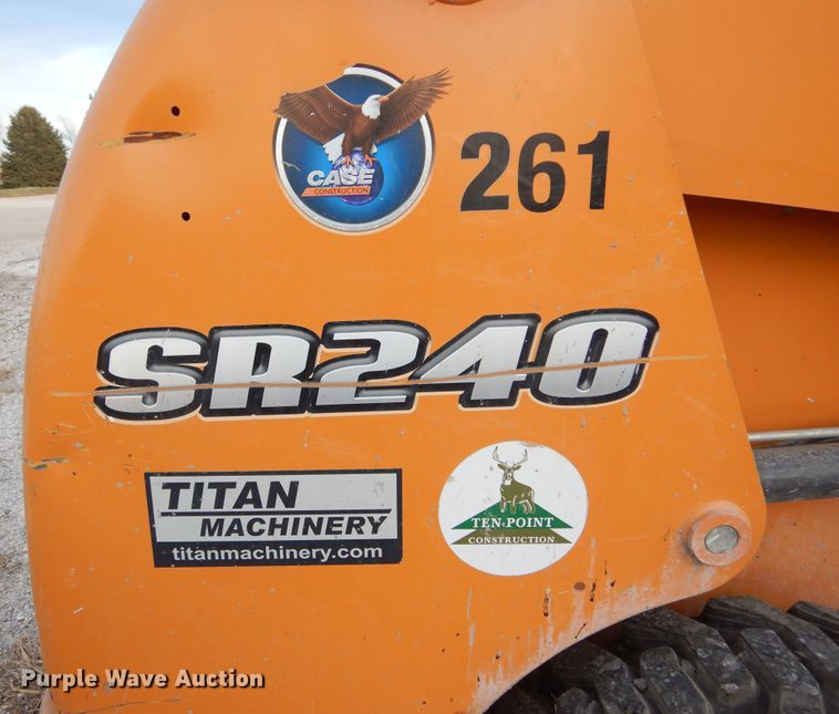 image for item DK3401 2016 Case SR240  skid steer loader