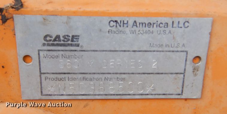 image for item DK3402 2005 Case 580M Series II  backhoe