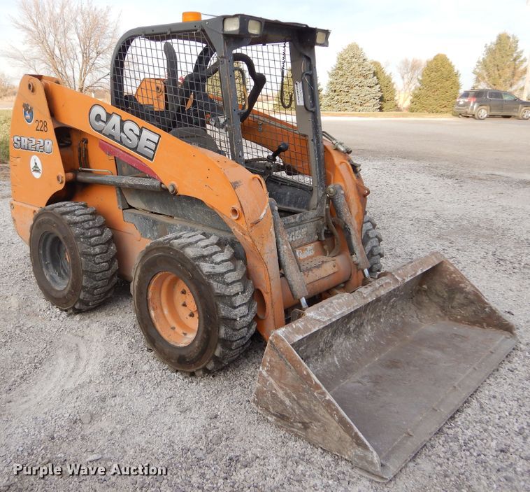 image for item DK3403 2013 Case SR220  skid steer loader