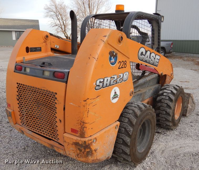 image for item DK3403 2013 Case SR220  skid steer loader