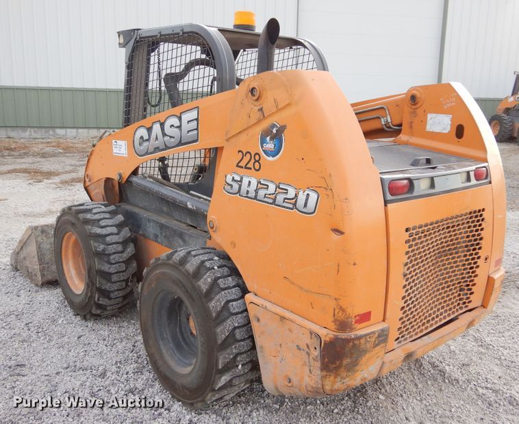 image for item DK3403 2013 Case SR220  skid steer loader