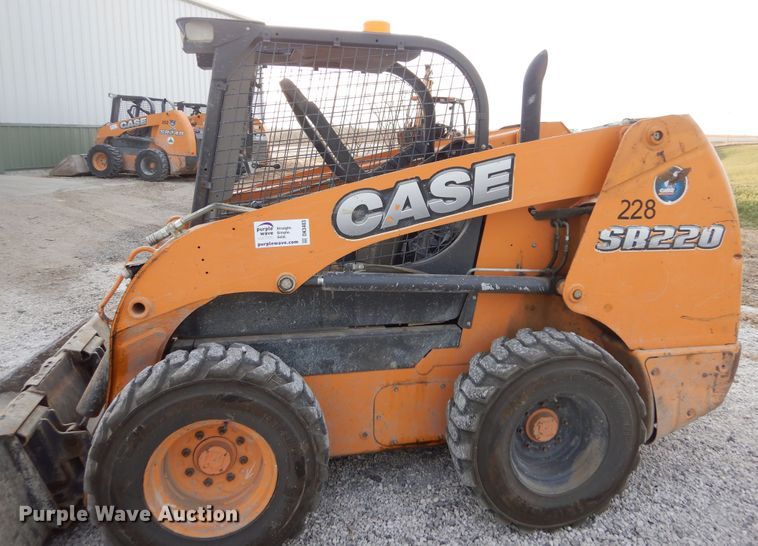 image for item DK3403 2013 Case SR220  skid steer loader
