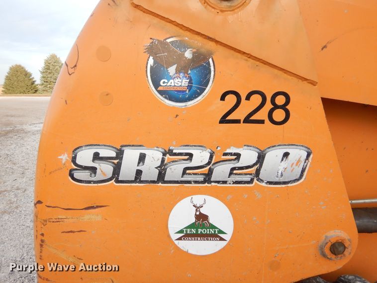 image for item DK3403 2013 Case SR220  skid steer loader