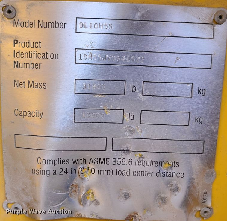 image for item DL0104 Gehl DL10H55  telehandler
