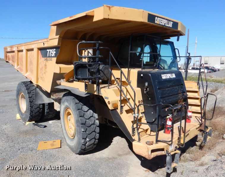 image for item DL0677 2008 Caterpillar 775F  haul truck