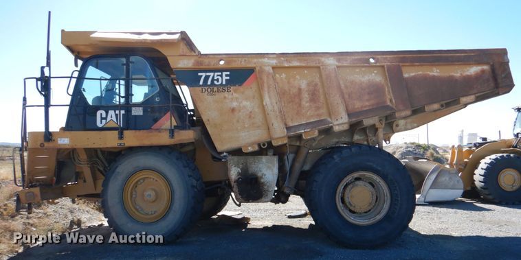 image for item DL0677 2008 Caterpillar 775F  haul truck