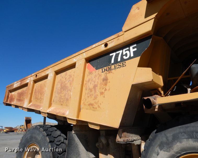 image for item DL0677 2008 Caterpillar 775F  haul truck