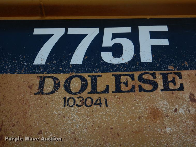 image for item DL0677 2008 Caterpillar 775F  haul truck